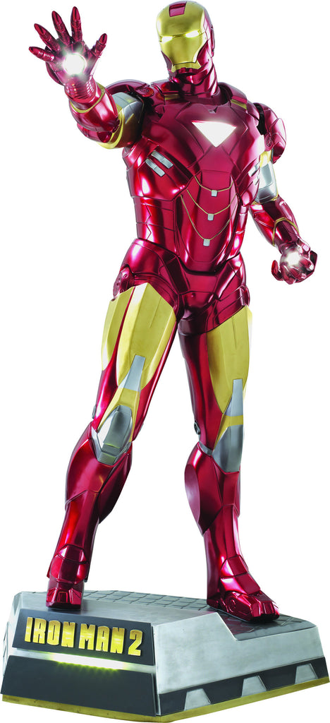 Iron Man 2: IRON MAN (Clean Version) - Life-size Collectible Statue ...