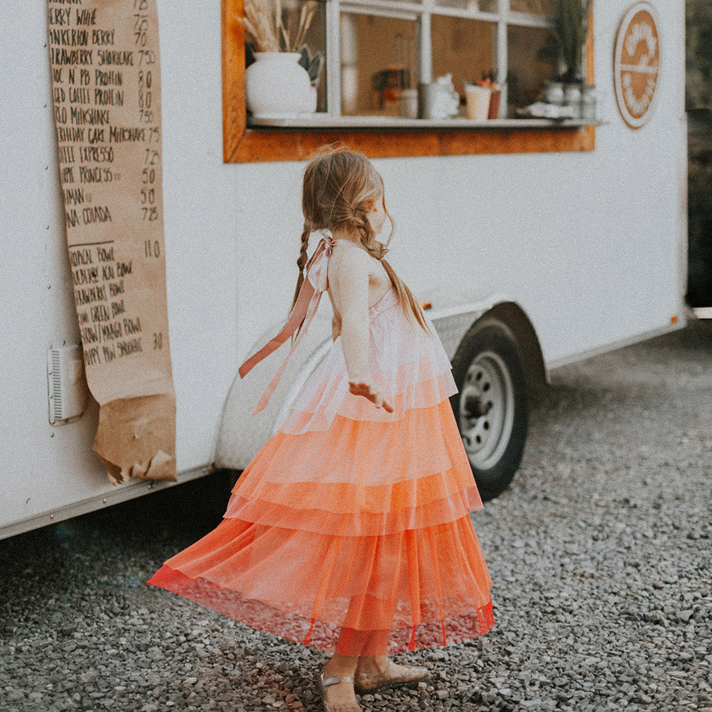 Ombre Dress - Sunset