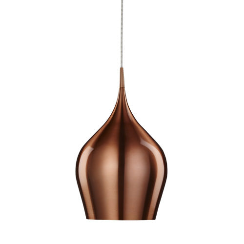 copper bell pendant light