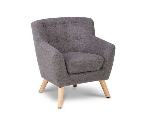 grey baby armchair