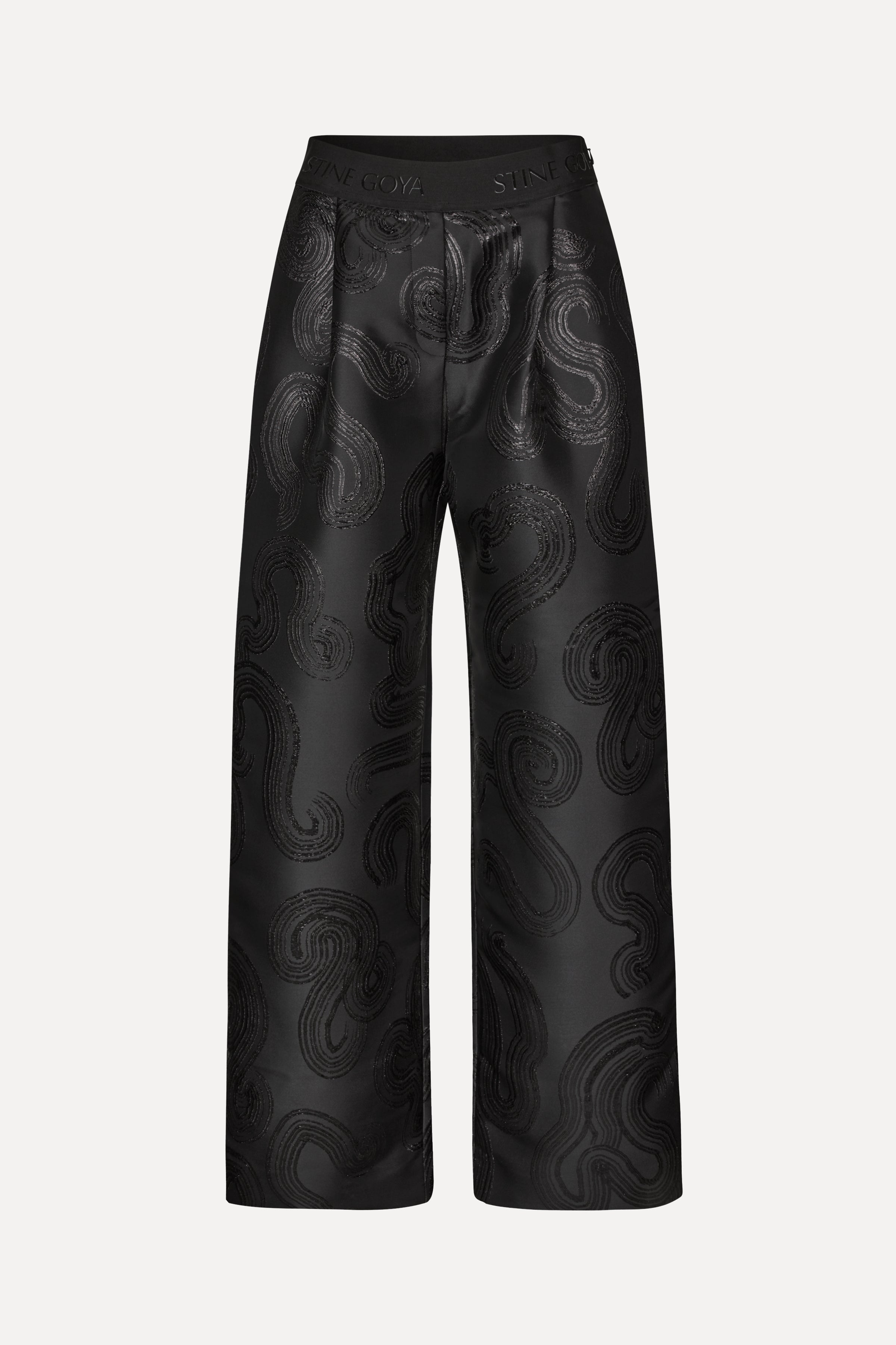 Stine Goya + Aileen Crushed-Velvet Pants