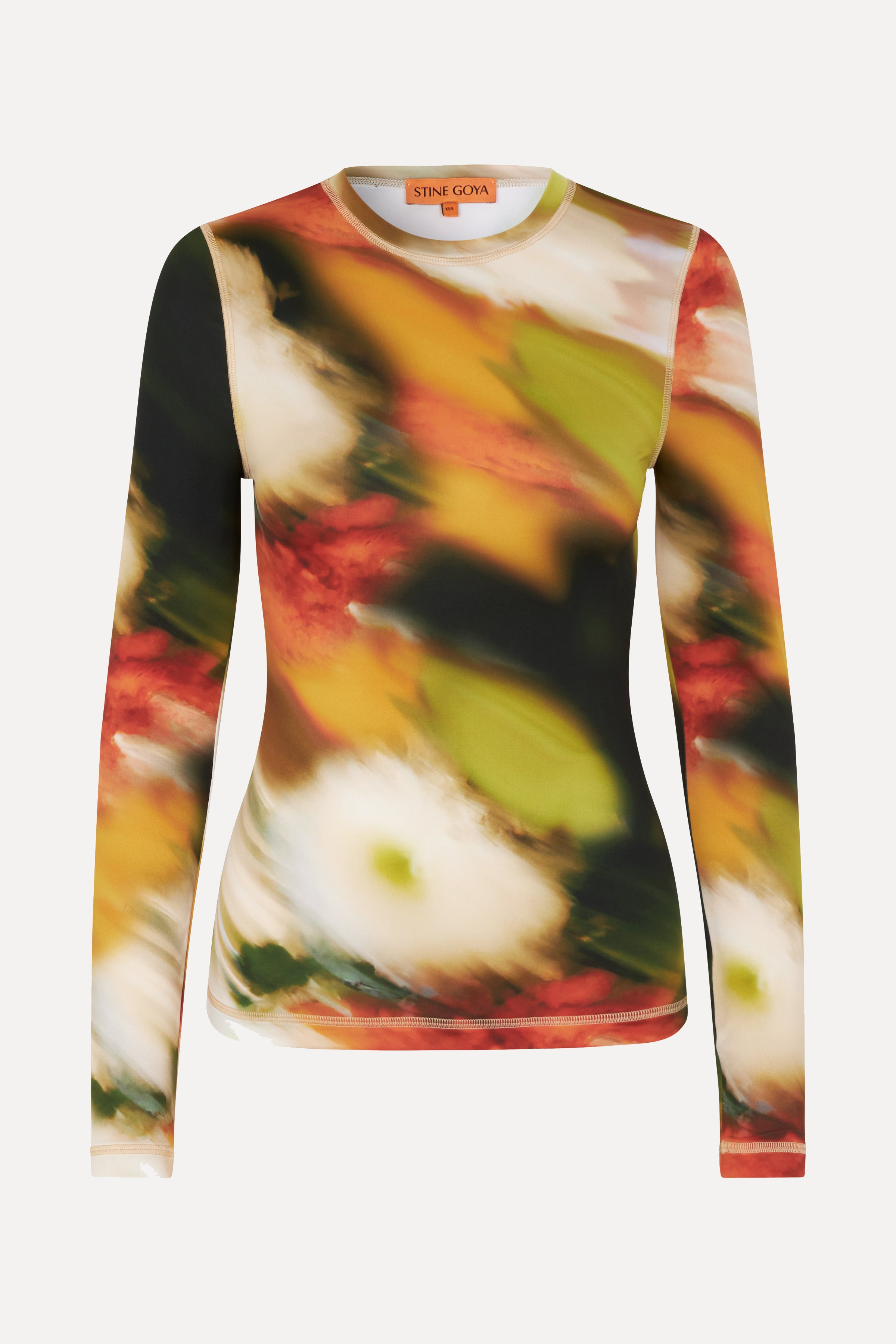 Juno Blouse Flowers In Fast Motion Stine Goya