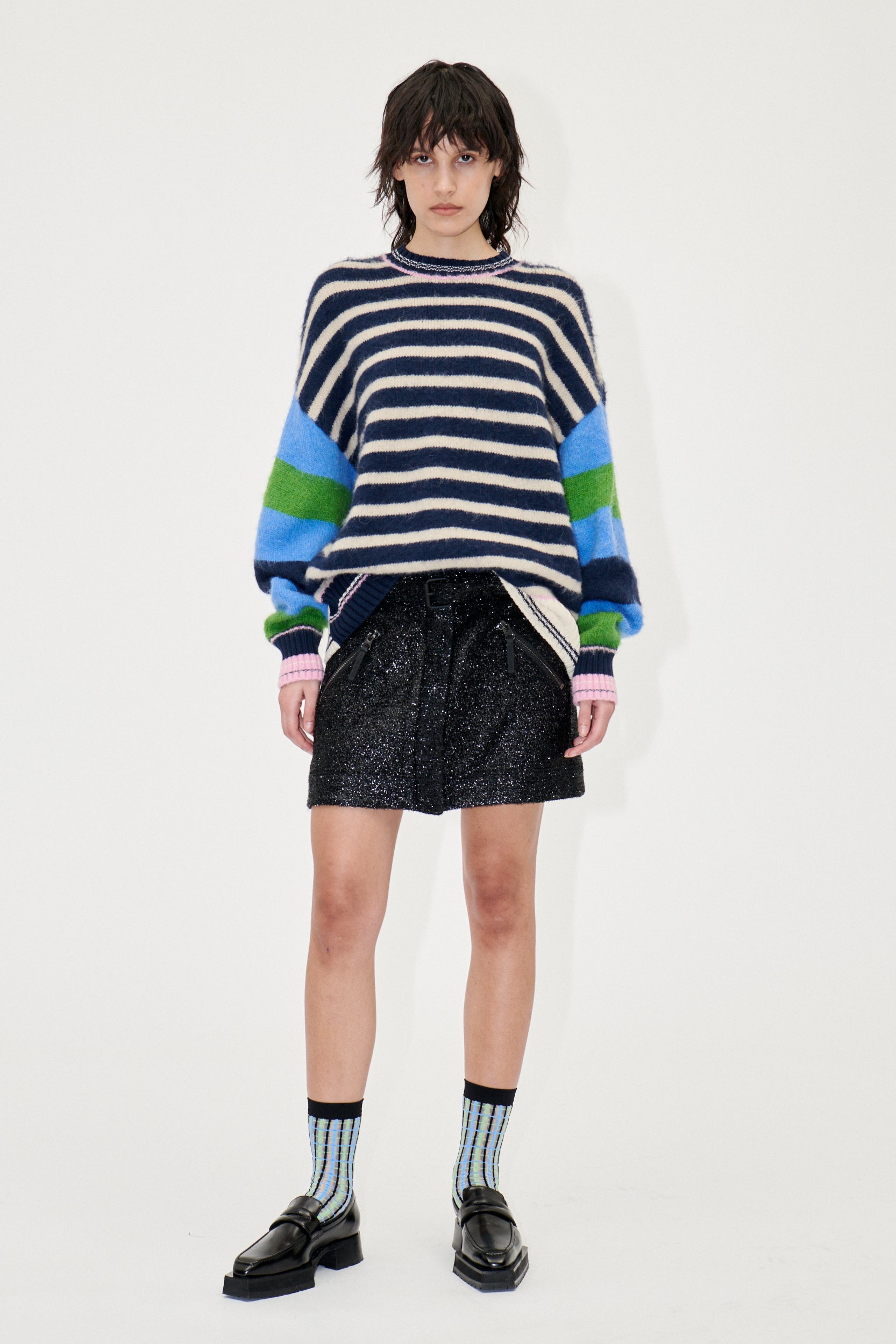 Shea Sweater - Candy Stripes - Stine Goya