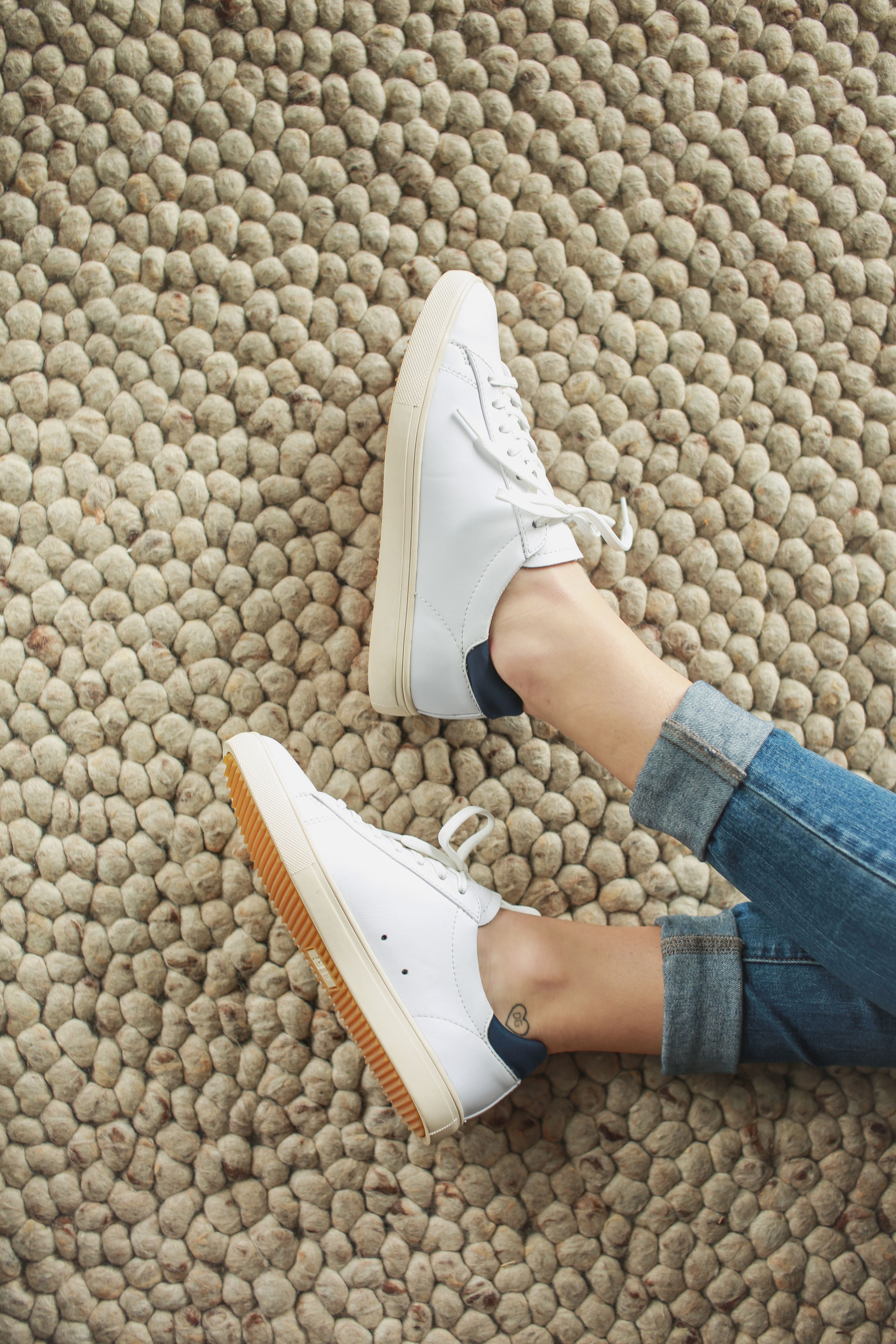 Clae Bradley White Sneakers