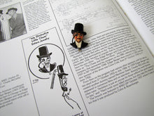 Load image into Gallery viewer, 1930s Novelty Brooch, Rare Coro Fur Clip, Charlie McCarthy Mechanical Pin. - MercyMadge