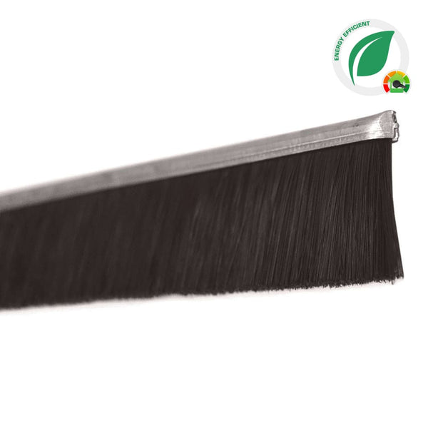 Strip Brush L = 1000 mm x 8 mm, H80mm (Nylon/Steel 0,30mm)