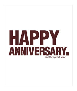 Happy Anniversary Gift Card Roma Blooms Florist