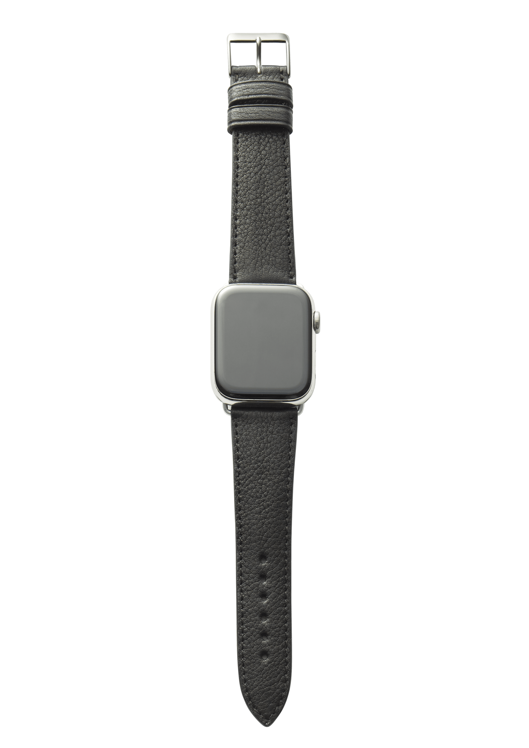 Lederarmband Fur Apple Watch Eimsbuttel Schwarz Zertifiziertes Bioled Manufakturwerk