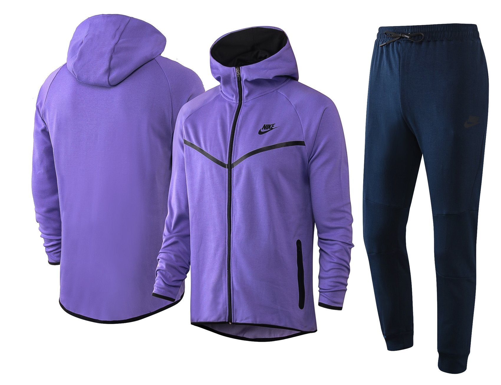 nike tech fleece purple joggers