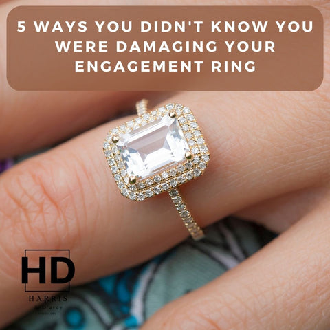 5 Ways you did not know you were damaging your engagement ring 