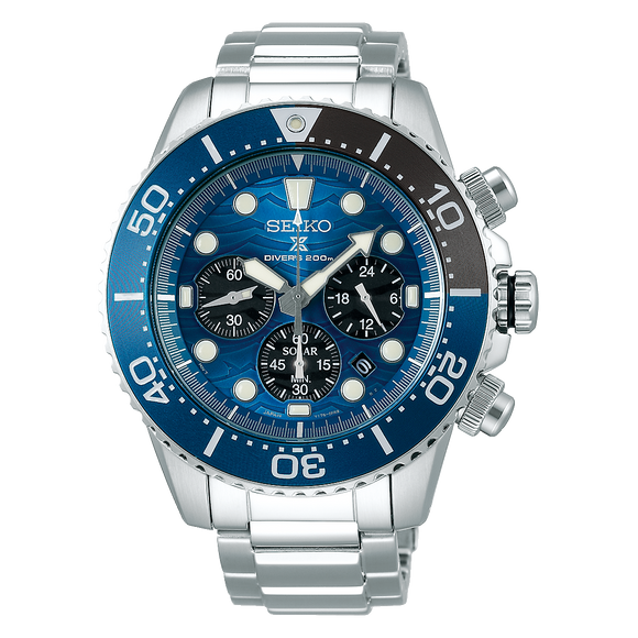 Seiko Prospex Save The Ocean Diver's Solar Chronograph Watch