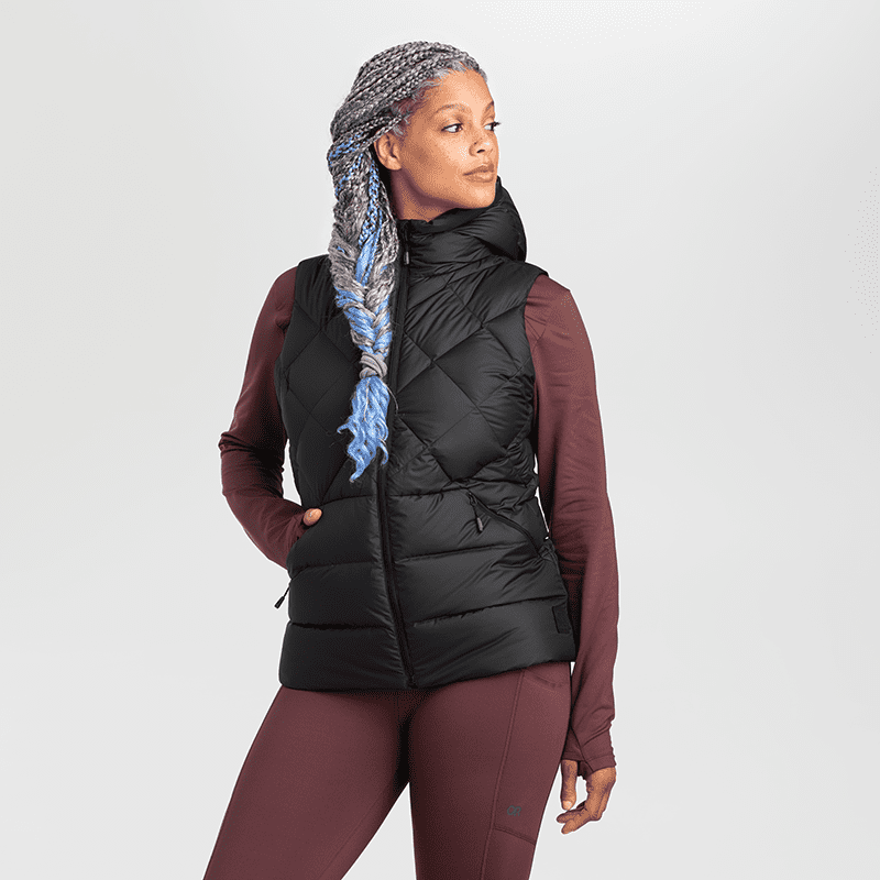 Outdoor Research Coldfront Hooded Down Vest - Women's