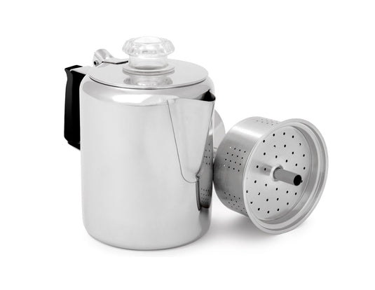 14cups /28cups Stainless Steel Camping Coffee Pot, Coffee Percolator -  China Coffee Pot and Coffee Percolator price