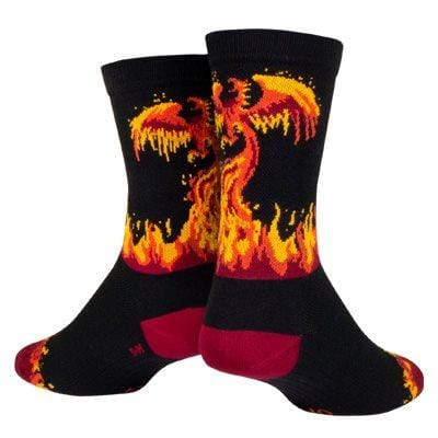 SockGuy Phoenix 6" Crew Socks