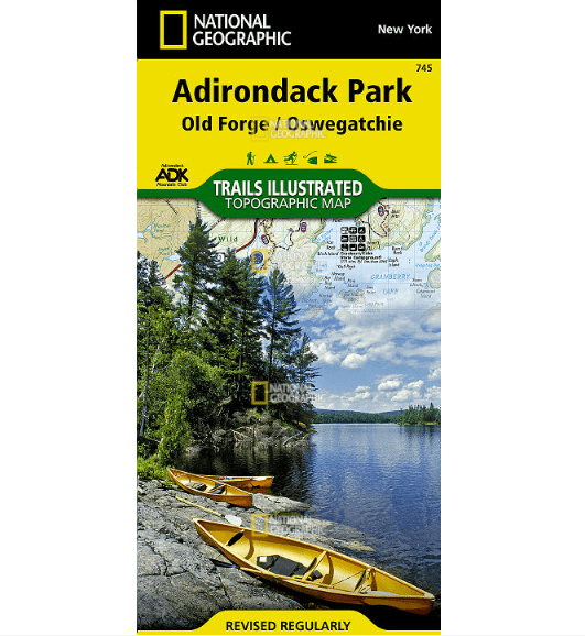 National Geographic Trails Illustrated Old Forge&comma; Oswegatchie: Adirondack Park