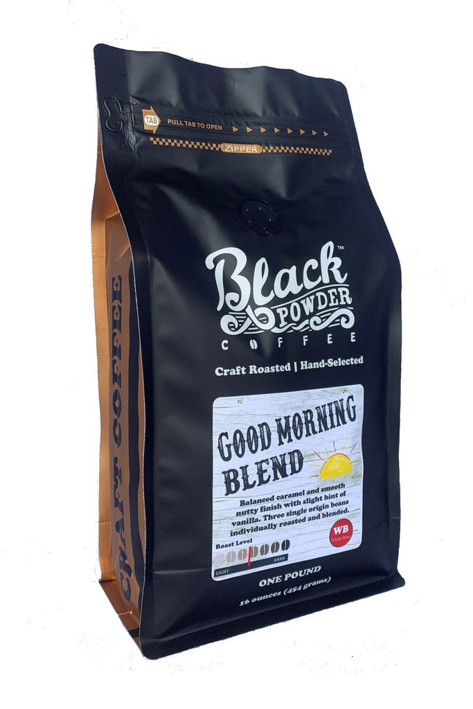 Good Morning Blend Coffee &verbar; Medium Roast by Black Powder Coffee