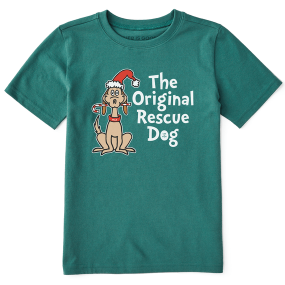 Life is good Kids Max The Rescue Dog Crusher Tee