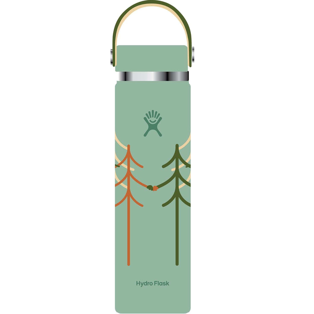 Hydro Flask 24 oz Wide Flex Cap Treeline Green