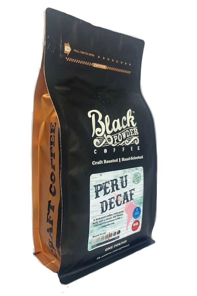 Peru Decaf &verbar; Naturally Grown &verbar; Swiss Water Process &verbar; Medium Roast by Black Powder Coffee