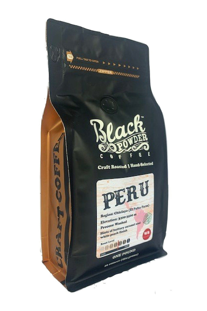 Peru Naturally Grown &verbar; Fairly Traded &verbar; Medium Roast by Black Powder Coffee