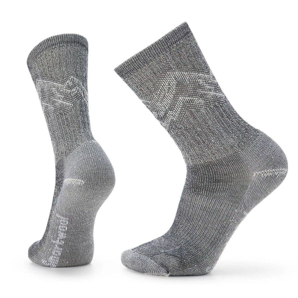 SmartWool Classic Hike Light Cushion Mountain Pattern Crew Socks - Men's