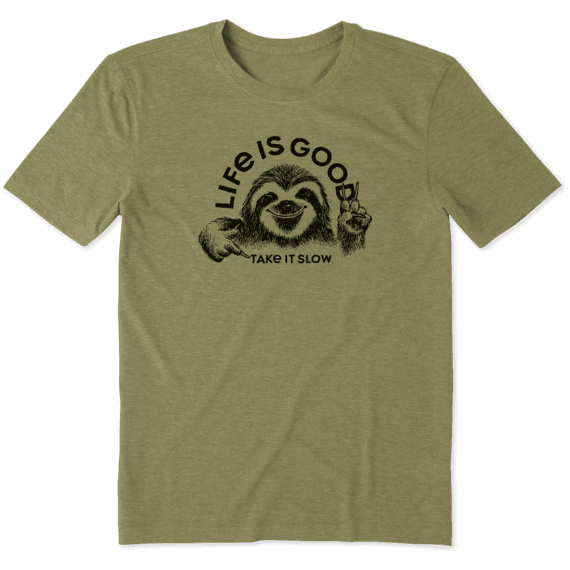 Life is good  Cool Tee Take It Sloth - Men's