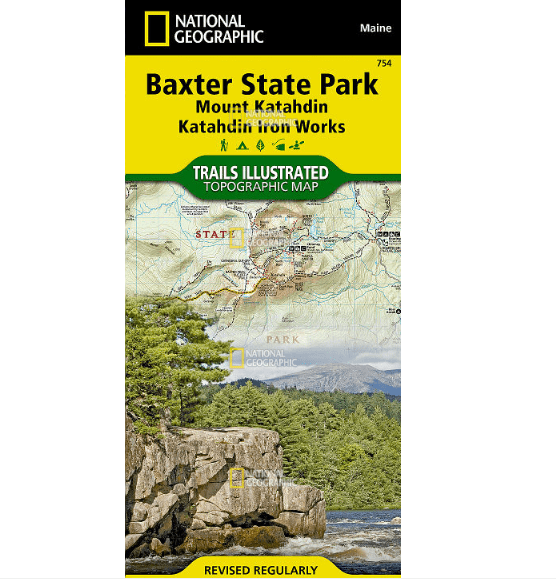 National Geographic Trails Illustrated Baxter State Park [Mount Katahdin&comma; Katahdin Iron Works]