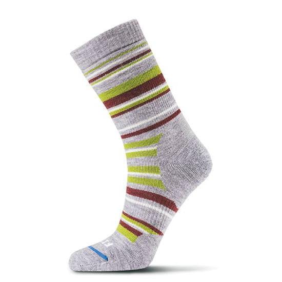 FITS Medium Hiker Striped Crew Socks