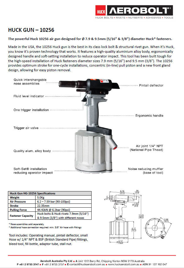 Huck Gun 10256 Overview