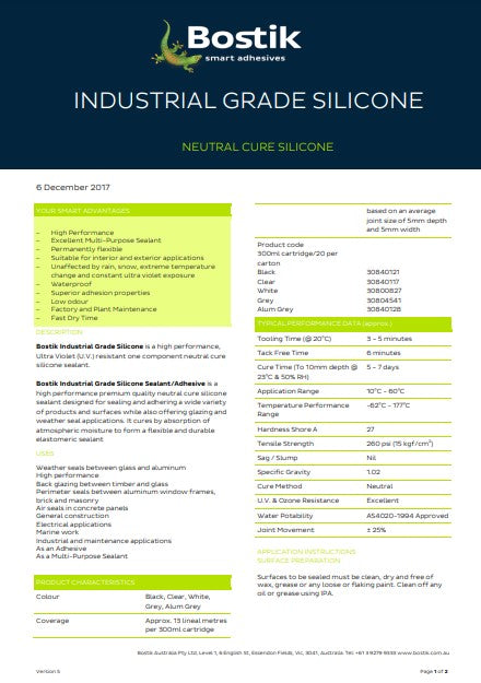 Bostik Industrial Datasheet