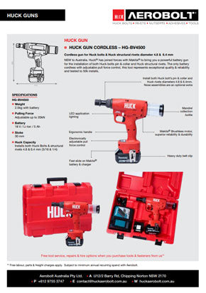 Huck Gun BV4500 Overview