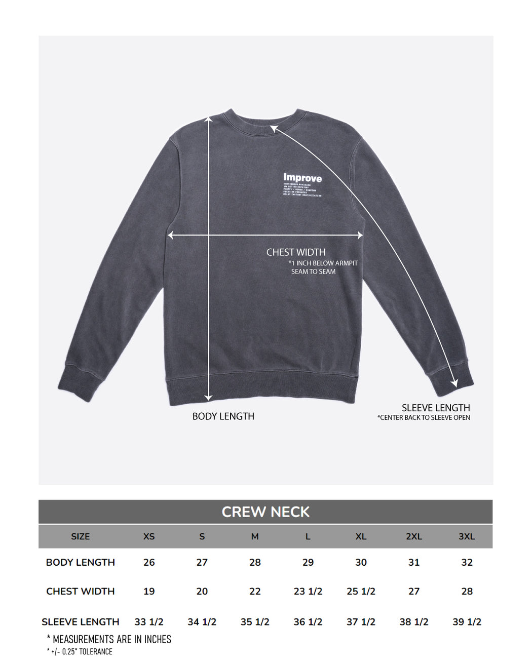 VINTAGE IMPROVE CREWNECK — Xaryu