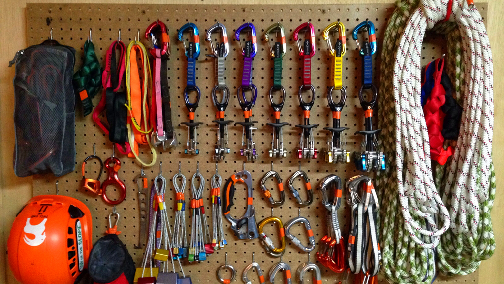 How to Create and Organize Outdoor Gear Storage • Angela Travels