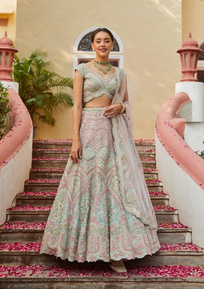 Luxury Designer Bridal Lehenga Choli Online USA Dubai London – Sunasa