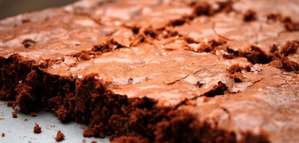 AVB brownies in a baking tray