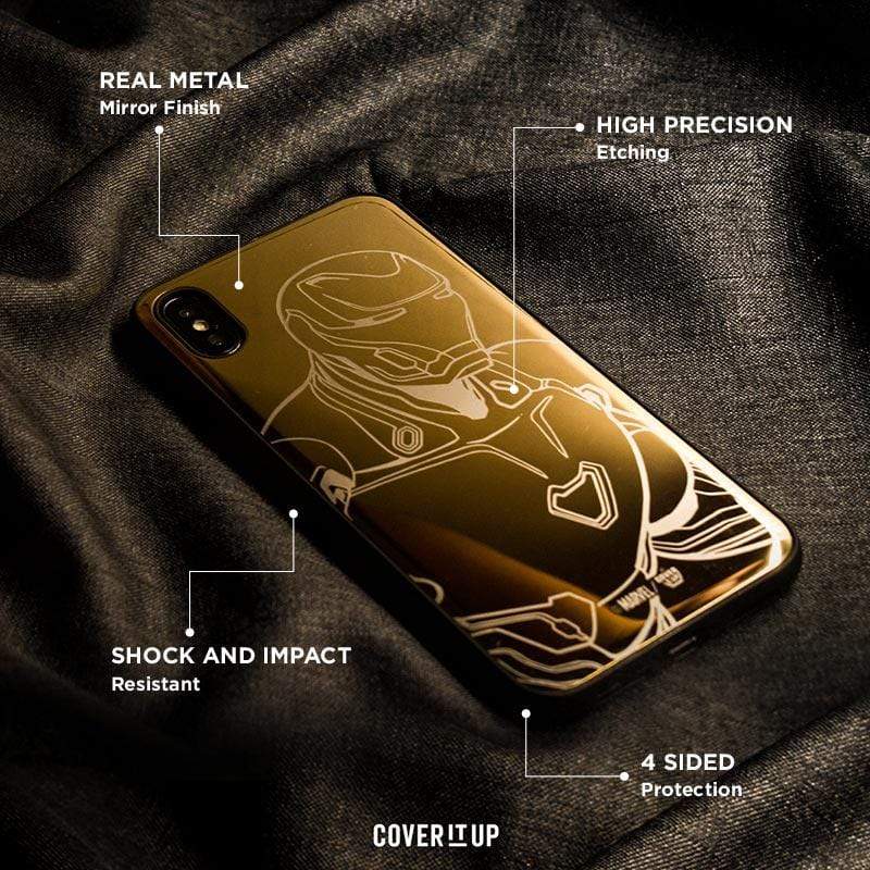 Official Marvel Avengers Black Panther Claw Iphone X Lustre Metal Case Cover It Up