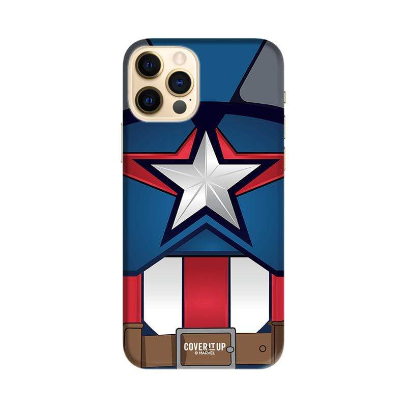 Official Marvel Captain America Suit Iphone 12 Pro Max Hard Case Cover It Up