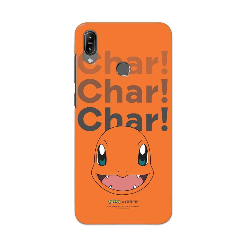 Official Pokemon Char Char Zenfone Max Pro M2 Hard Case Cover It Up