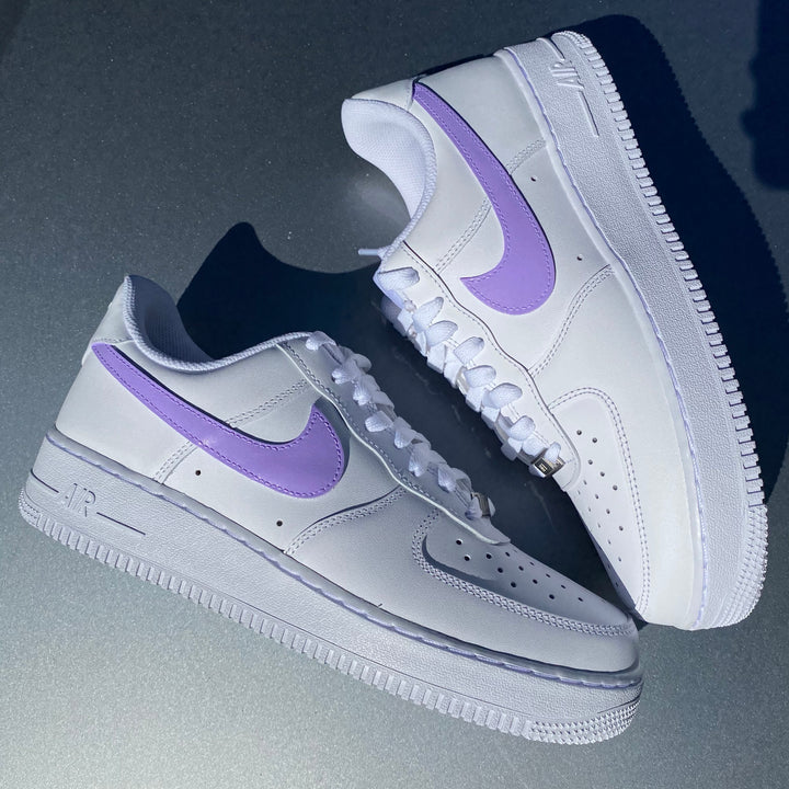 Lilac Tick Af1 The Custom Sneaker Co