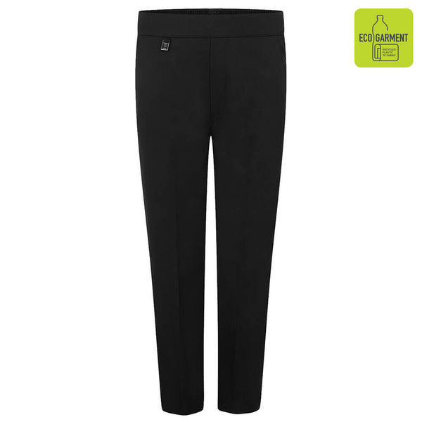 Black Full Elastic Pull-Up Eco-Trouser