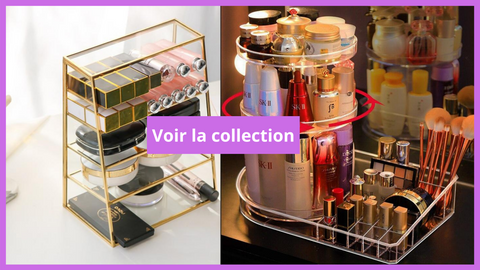 Collection organisateur maquillage