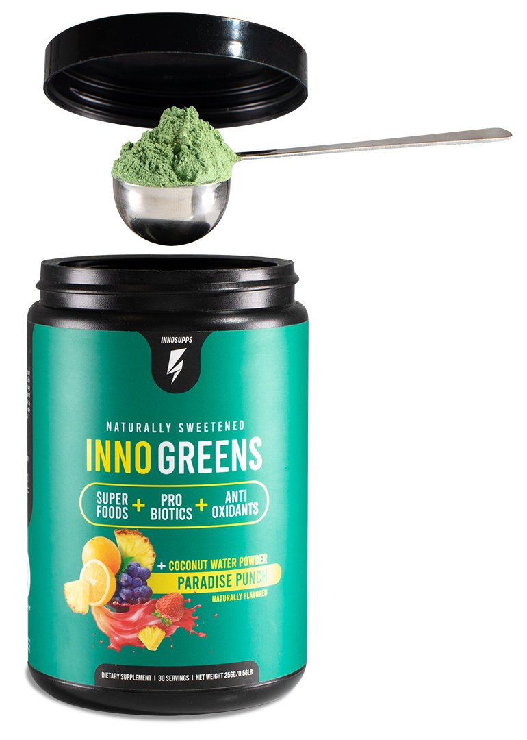 Inno Greens open bottle