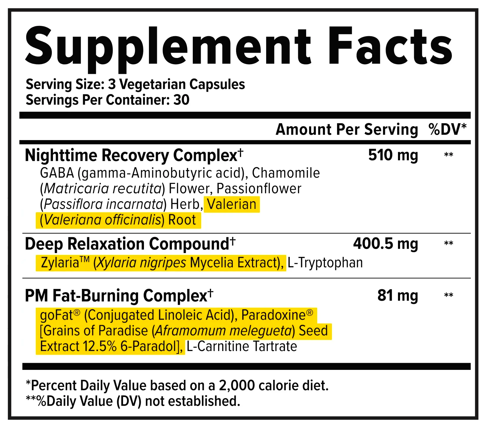 Supplement Facts