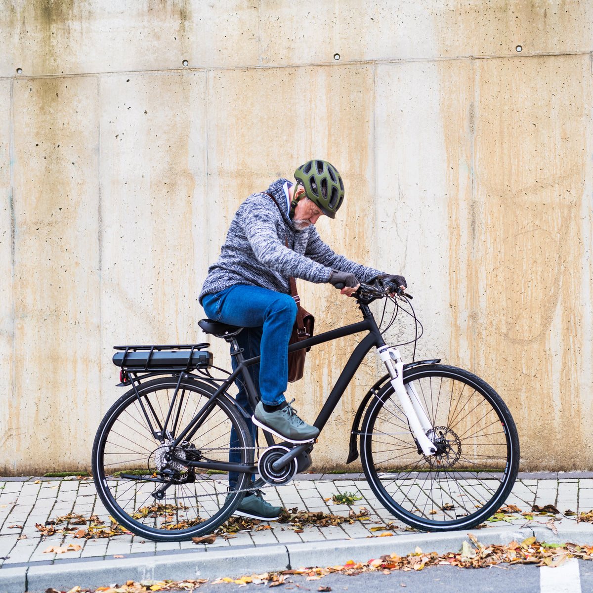 electric bike in the rain