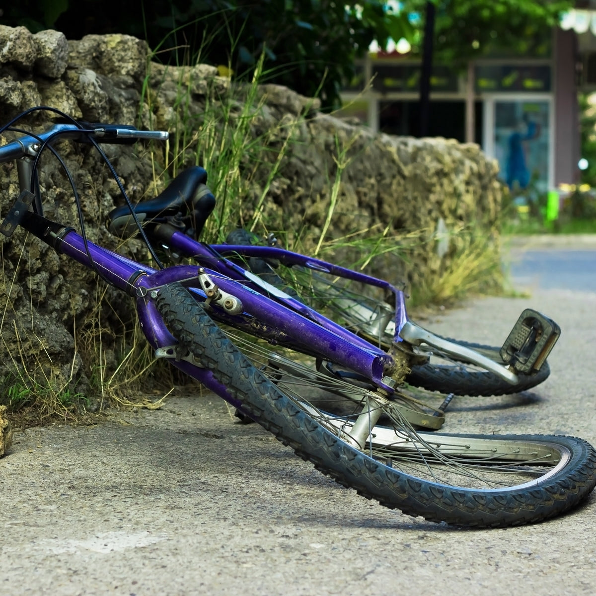 bent bike rim