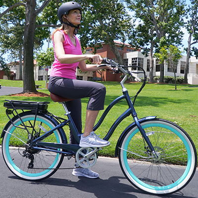 step through electric bikes for seniors