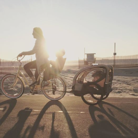 biking with kids