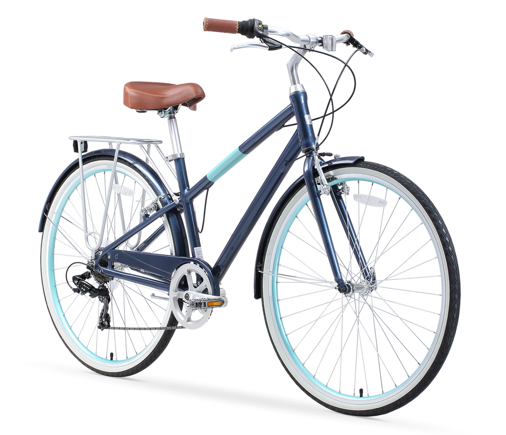 hybrid bike with basket