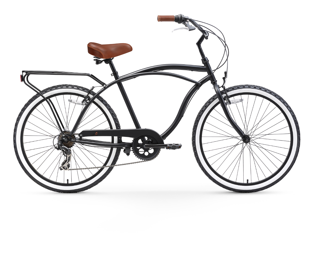 sixthreezero 26 inch men's 7 speed hybrid cruiser bicycle