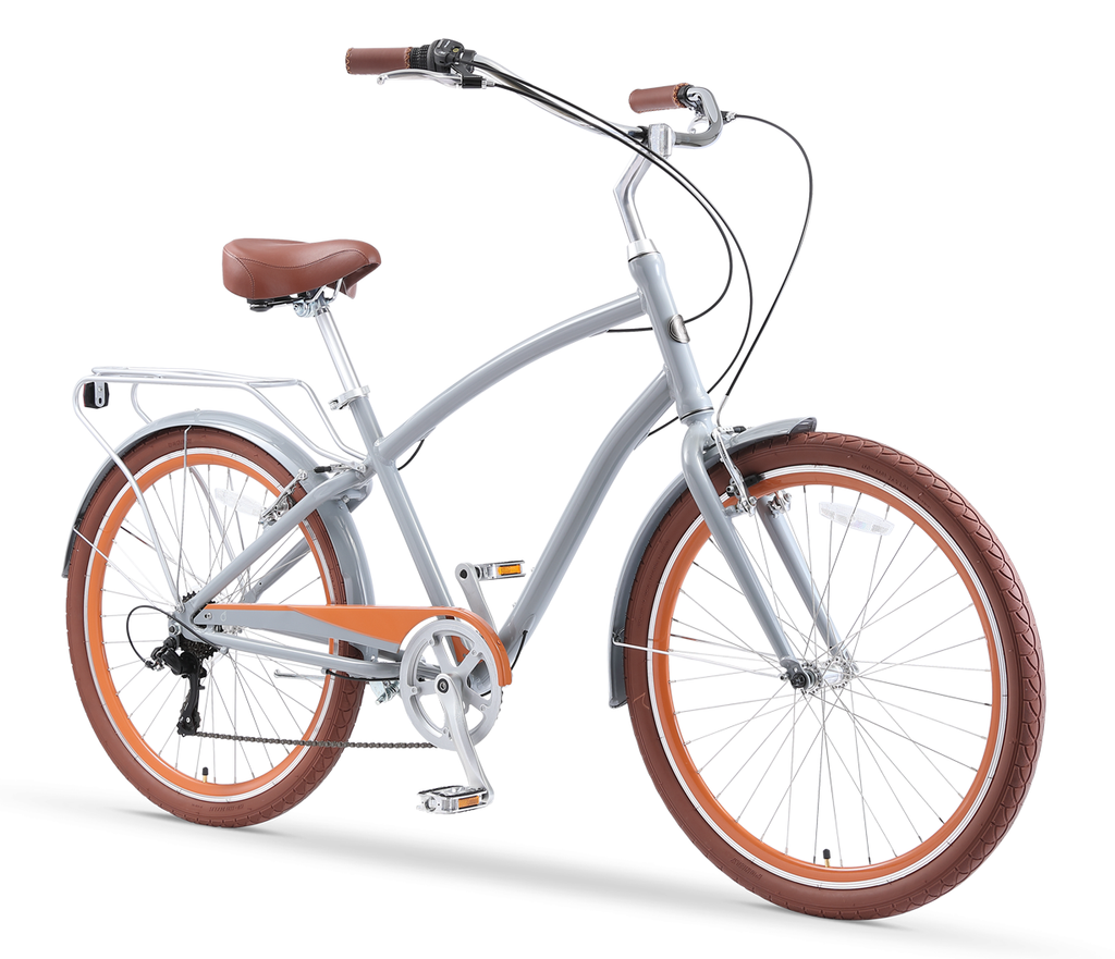 sixthreezero men's every journey hybrid cruiser bicycle